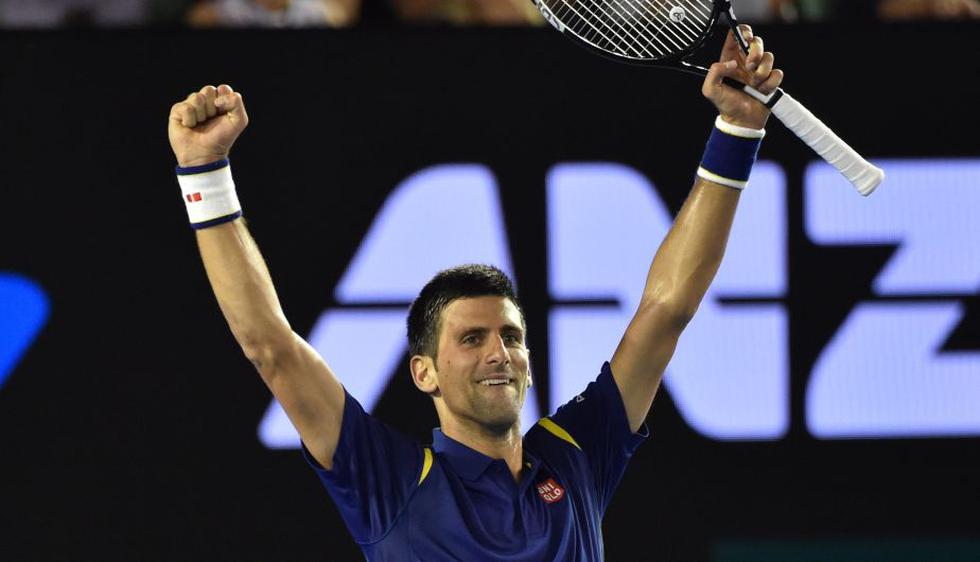 Djokovic venció a Federer. (AFP)