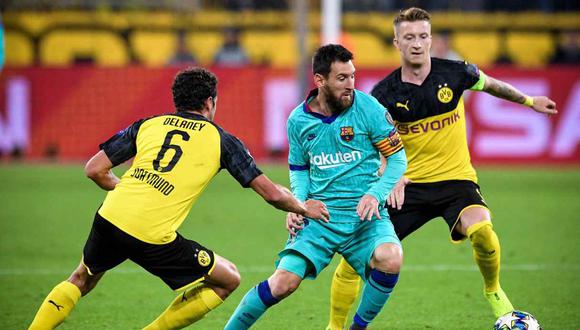 Barcelona vs. Borussia Dortmund se enfrentarán en la Champions League. (Foto: EFE)