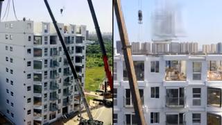 China: la veloz construcción de un edificio de 10 pisos en menos de 29 horas | VIDEO