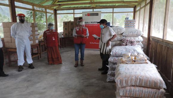 Junín: 915 toneladas de alimentos fueron entregados para 68 comunidades nativas del Vraem (Foto: Qali Warma)