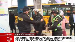 Aumenta presencia policial en estaciones del Metropolitano tras constantes asaltos [VIDEO]
