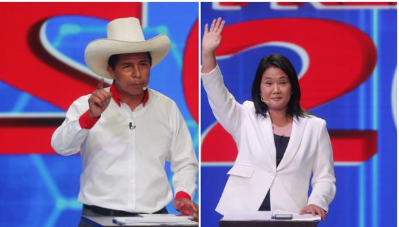 Pedro Castillo (Perú Libre) y Keiko Fujimori (Fuerza Popular) disputarán la segunda vuelta electoral. (GEC)