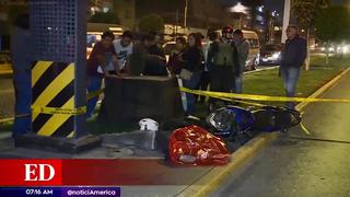 Motociclista murió tras chocar contra auto en la avenida Colonial