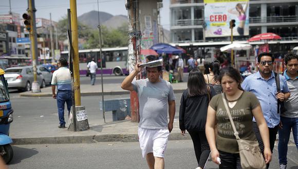 En Lima Oeste, la temperatura máxima llegaría a 27°C, mientras que la mínima sería de 20°C. (Foto: GEC)
