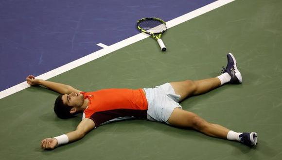Carlos Alcaraz consiguió clasificar a la final del US Open. (Foto: EFE)