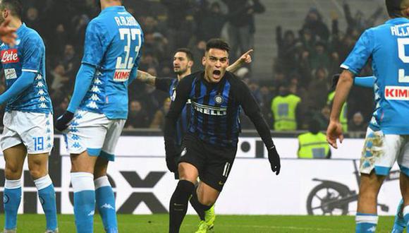 Napoli vs. Inter de Milán juegan por la semifinal de la Copa de Italia. (Foto: AFP)