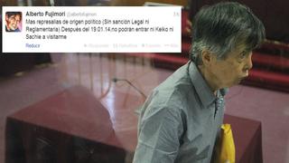 Alberto Fujimori denuncia que sus hijas Keiko y Sachie no pueden visitarlo