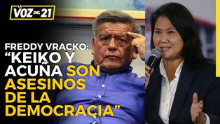 Freddy Vracko sobre eliminación de movimientos regionales: “Keiko Y Acuña son asesinos de la democracia”