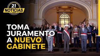 Pedro Castillo toma juramento a nuevo gabinete ministerial