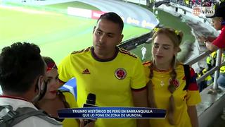 “Una llegada, un gol”: Hincha colombiano furioso por triunfo de Perú en Barranquilla