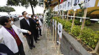 Martin Vizcarra rindió homenaje a héroes de la salud que fallecieron enfrentando al COVID-19