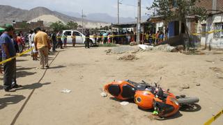 Trujillo: Sicarios asesinaron a balazos a zapatero mientras se desplazaba en su motocicleta