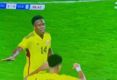 Colombia vs. Guatemala: gol de Luis Sinisterra para el 2-0 de los ‘Cafeteros’ [VIDEO]