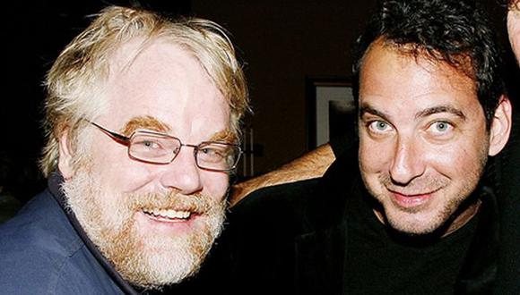 Philip Seymour Hoffman y David Bar Katz. (Mirror.co.uk)