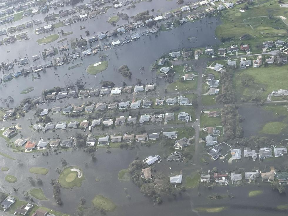 Una imagen aérea puesta a disposición por la Guardia Costera de Estados Unidos muestra el área de Fort Myers tras el paso del huracán Ian. (EFE).