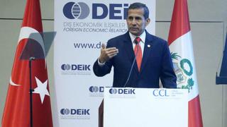 Ollanta Humala participó en el Foro de Negocios Perú-Turquía