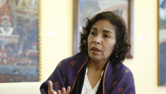 La ministra de Cultura, Patricia Balbuena, ha asegurado que no son condescendientes con la corrupción. (Foto: USI)