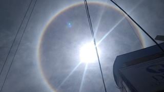 Halo solar sorprendió a los ciudadanos en Lima e Ica esta mañana [FOTOS Y VIDEO]