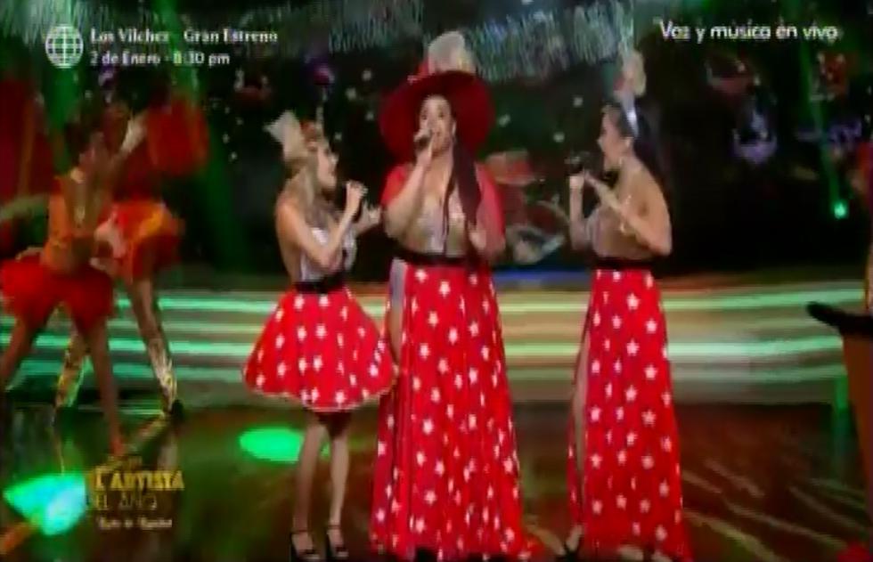 “El artista del año”: Daniela Darcourt, Amy Gutiérrez y Mirella Paz encantan al cantar un mix navideño (Foto: Captura de pantalla)