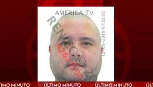 El sospechoso fue identificado como Vicente Orcero (41). (Foto: Captura/América Noticias)