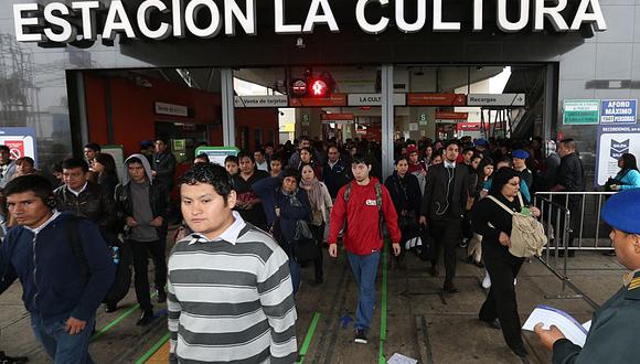 Estación La Cultura del Metro de Lima estará cerrada por el foro APEC. (Difusión)