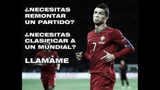 Destacan gran actuación de Cristiano Ronaldo con memes