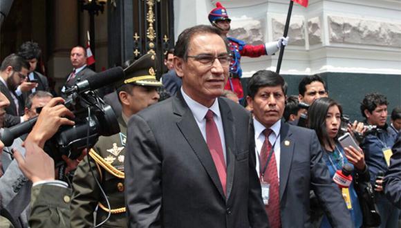 Presidente Martín Vizcarra viajará a Estados Unidos y Canadá. (Foto: Agencia Andina)