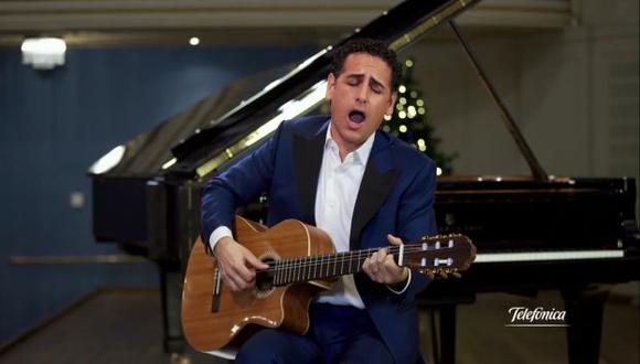 Juen Diego Florez nos canta 'Noche de Paz' por Navidad. (Facebook)