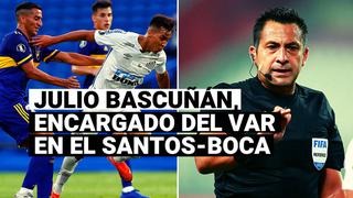 Julio Bascuñán estará en la vuelta del Boca Juniors-Santos por Copa Libertadores
