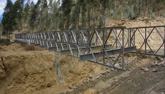 Se instalarán 20 puentes. (Foto: Difusión)
