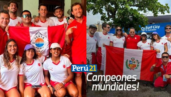 La selección peruana de Surf repitió el título mundial del 2016. Foto: IPD - GOB