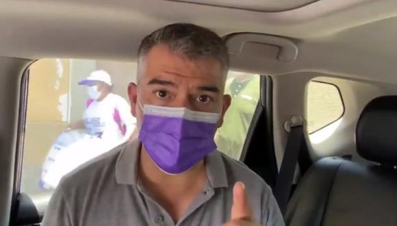 Julio Guzmán pidió sancionar a responsables de noticias presuntamente falsas sobre vacunas de Sinopharm. (Foto: captura video Twitter)