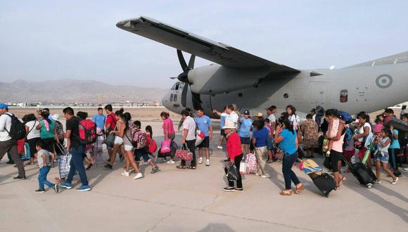 La FAP es uno de los actores que ha hecho posible la llegada de cientos de peruanos la país durante emergencia. (Foto: FAP)