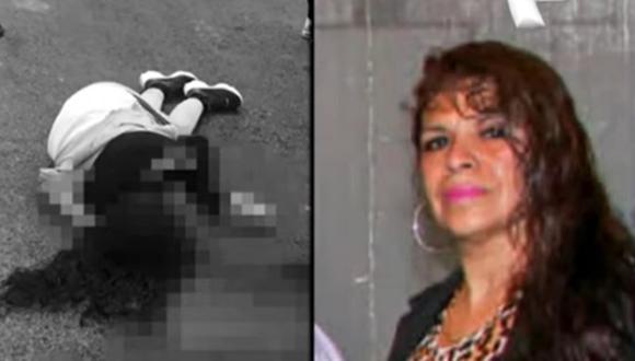 Mujer fue asesinada de un balazo en la cabeza. (Foto: captura TV)