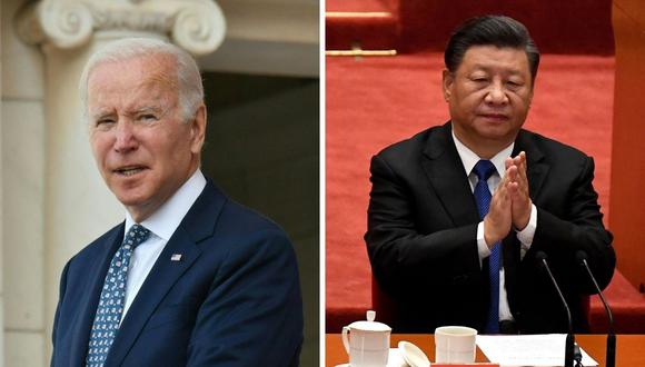 Joe Biden esperaba reunirse con Xi Jinping en una reciente cumbre del Grupo de los 20 en Roma, pero el líder chino no ha viajado desde el inicio de la pandemia de COVID-19. (Foto: Nicholas Kamm / Noel Celis / AFP)