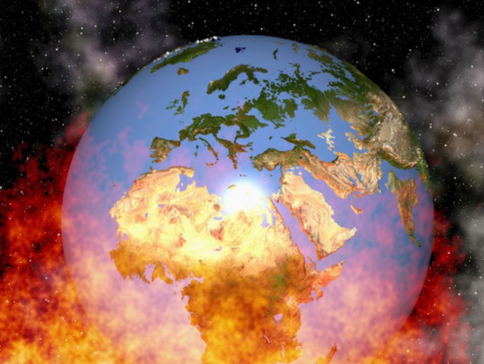 La tierra corre el peligro de caer en un estado de invernadero irreversible por el calentamiento global. (Getty Images)