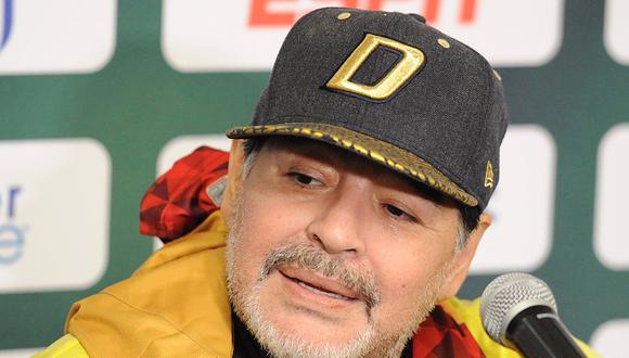 Diego Maradona dirige a Dorados de Sinaloa. (Foto: EFE)