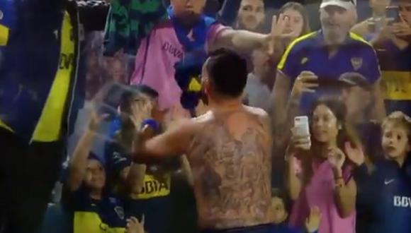 Carlos Tevez anotó el gol del empate parcial de Boca Juniors ante Tigre. (Captura: Fox Sports)