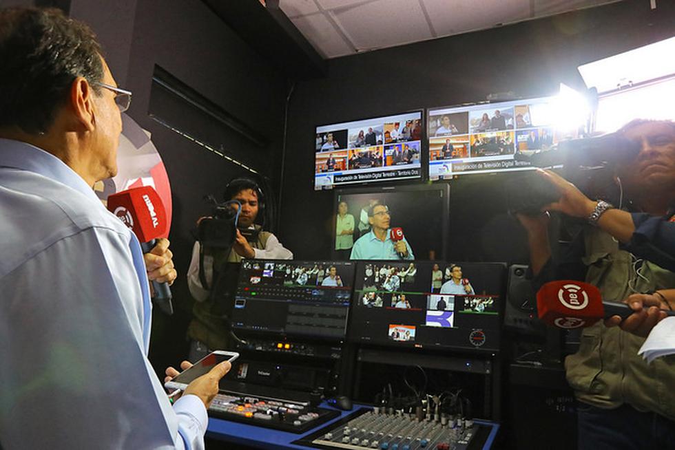 Televisión Digital Terrestre en Perú fue inaugurada desde Piura por Martín Vizcarra. (Presidencia/Flickr)