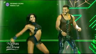 ‘Reinas del show 2′: Vania Bludau y Mario Irivarren se lucen al ritmo de ‘Axe Bahía’ en la pista de baile