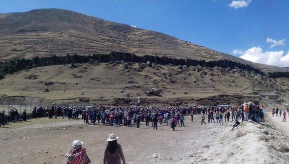 Las comunidades campesinas de la provincia de Chumbivilcas, en la región de Cusco, retomaron su protesta contra la minera MMG Las Bambas. (Foto referencial: GEC)