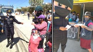 COVID-19: Con megáfono policías llaman a vacunarse en campaña “Te quiero sano Huánuco”