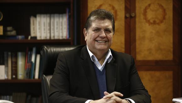 Alan García anunció el sábado 25 su retorno a la política activa.  (Geraldo Caso/Perú21)