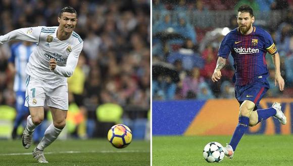 Ernesto Valverde se refiere a la rivalidad entre Cristiano Ronaldo y Lionel Messi (Foto: AFP).
