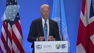 Biden acusa a China de dar la espalda a la lucha climática en la COP26