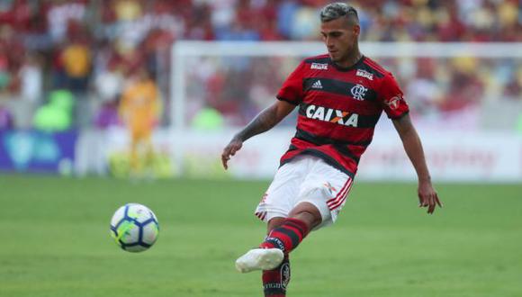 Miguel Trauco participó en los goles de la victoria de Flamengo sobre Atlético Mineiro. (Foto: Flamengo)