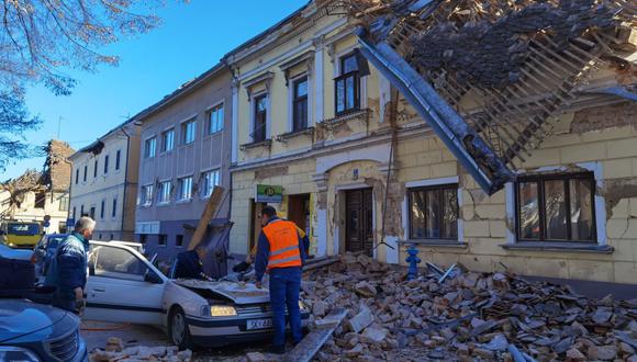 Un terremoto de magnitud 6,2 se registró en Croacia. (Foto: Twitter @_antens)