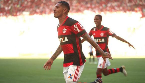 Paolo Guerrero marcó en el triunfo del Flamengo. (Flamengo)