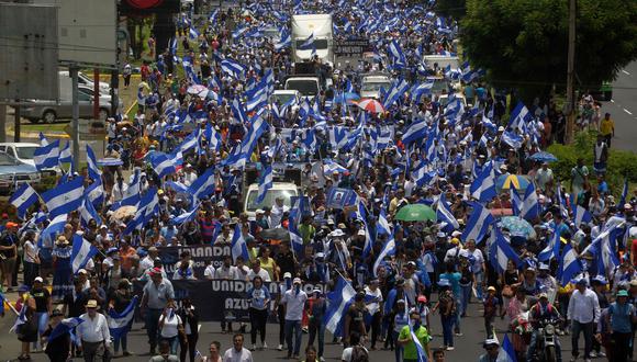 Las masivas protestas contra la gestión de Ortega comenzaron a mediados de abril. (Foto: AFP)