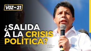 Coalición Ciudadana plantea una salida a la crisis política del gobierno de Pedro Castillo